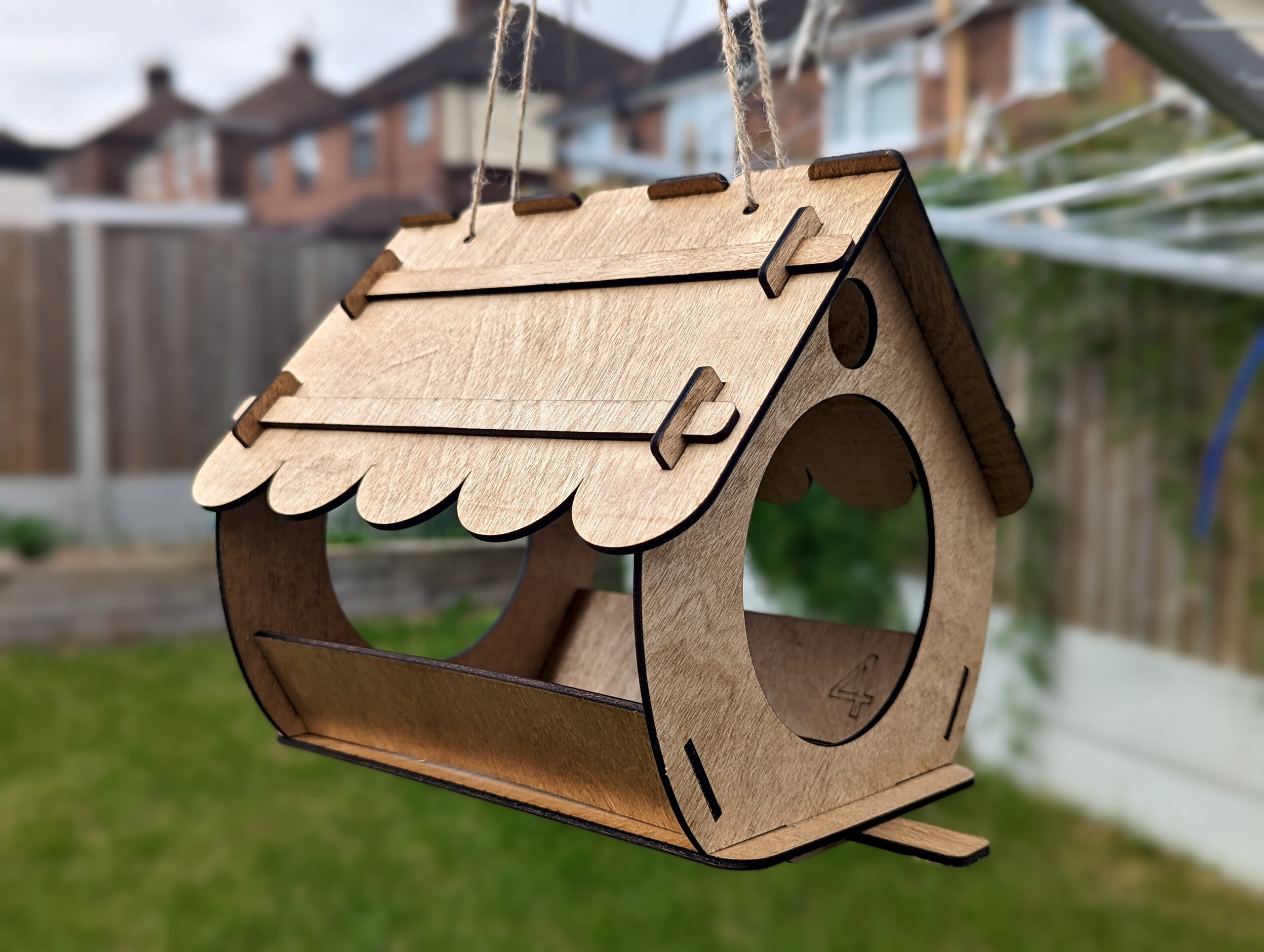 Build your own Bird Feeder Flat Pack kit for Children and Adults No Glue or  Tools required Pre-finished