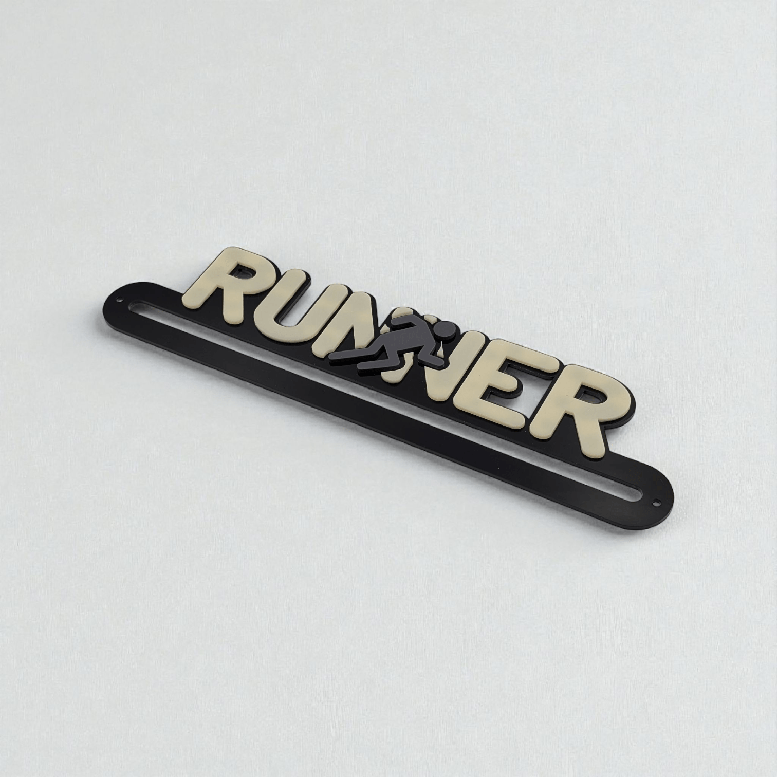 Runner Medal Hanger - Text & Icon - Image 2